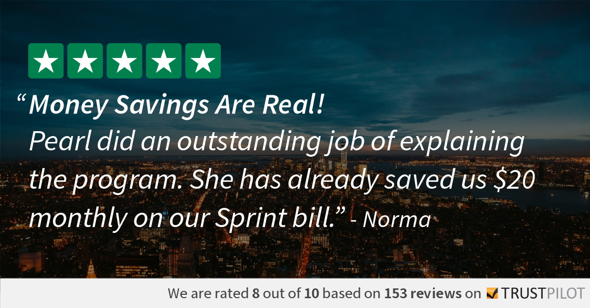Trustpilot review from Norma in BillAdvisor daily review 12-20-17