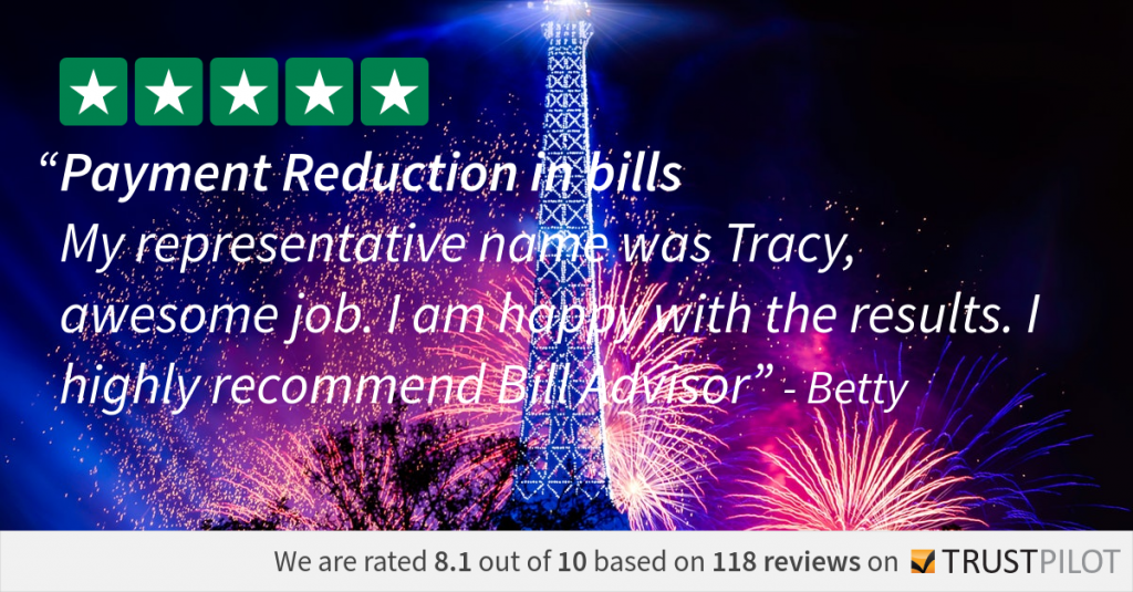 daily review 9-25-2017 of BillAdvisor by customer on Trustpilot 