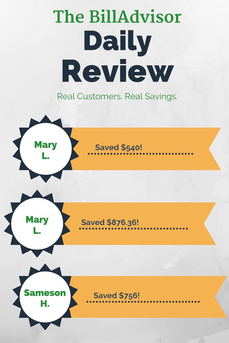 how much members saved on the daily BillAdvisor review 6-02-2017