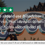 Pam's Trustpilot comments on BillAdvisor service in daily review 1-30-18